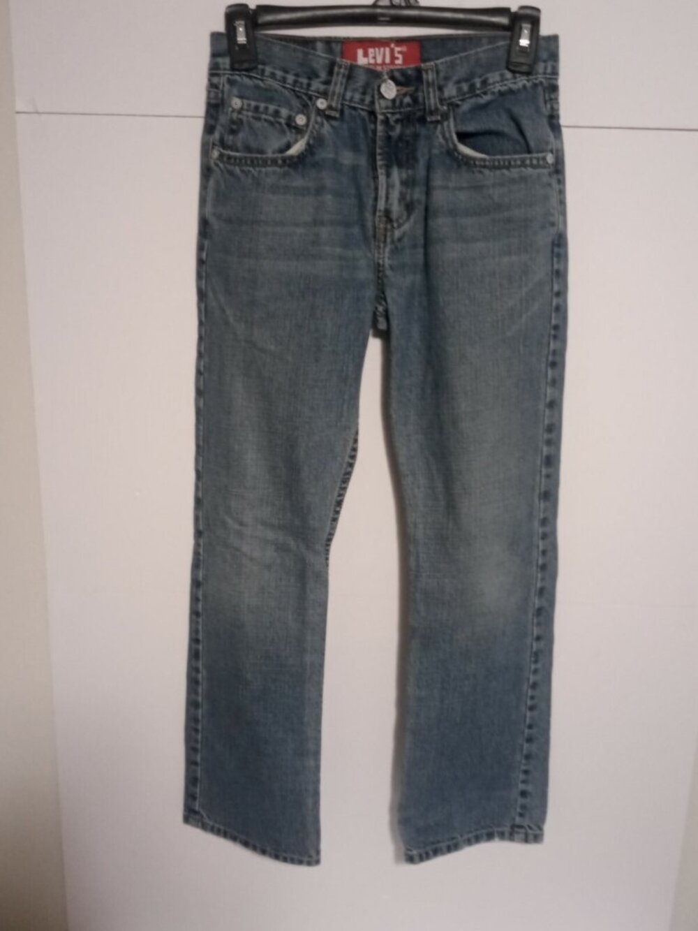 Levis 514  Slim Straight Boys Youth Levi's Blue Jeans Size 12- 26 x 26 1/2